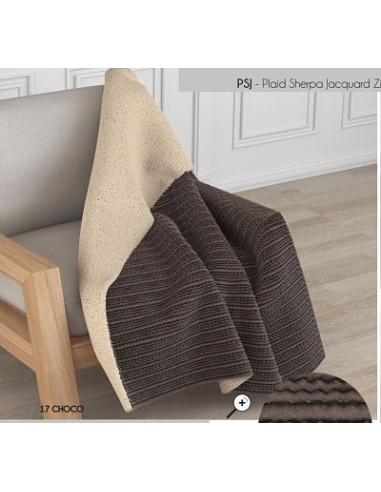 PLAID SHERPA 220x240 JACQUARD ZIGUI 5457617