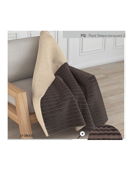 PLAID SHERPA 220x240 JACQUARD ZIGUI 5457617