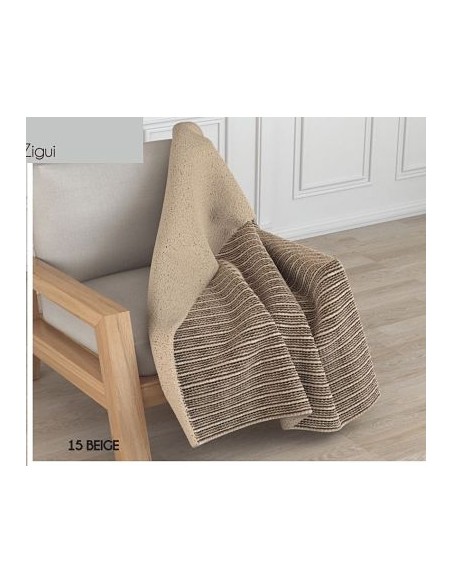 PLAID SHERPA 160x220 JACQUARD ZIGUI 5457615