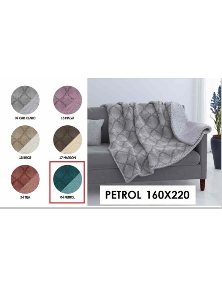 PLAID VISON SHERPA DUBAI 160X220 5475104