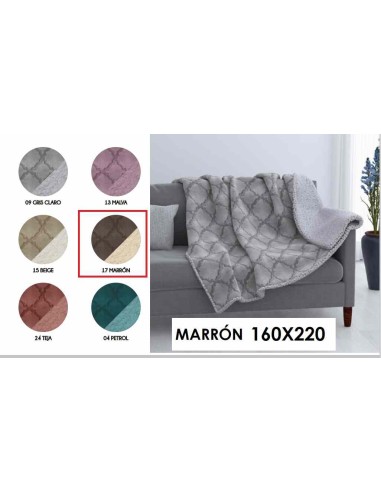 PLAID VISON SHERPA DUBAI 160X220 5475117