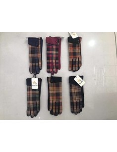 GUANTES MUJER CUADROS