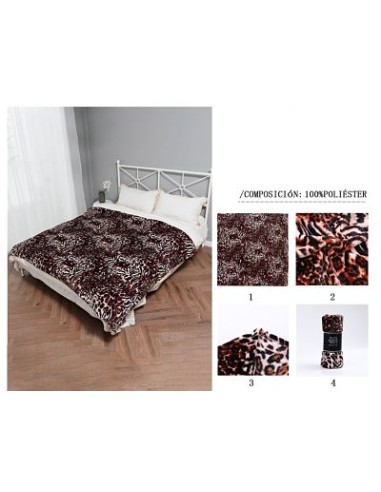 MANTA SEDALINA ESTAMPADA 130X160CM