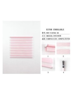 ESTOR DOBLE TEJIDO NOCHE Y DIA 140X180CM