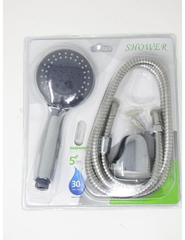 TELEFONO DUCHA 3 FUNCIONES 23,5 CM X 10,5 CM + MANGUERA  COB
