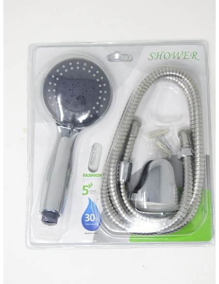 TELEFONO DUCHA 3 FUNCIONES 23,5 CM X 10,5 CM + MANGUERA  COB