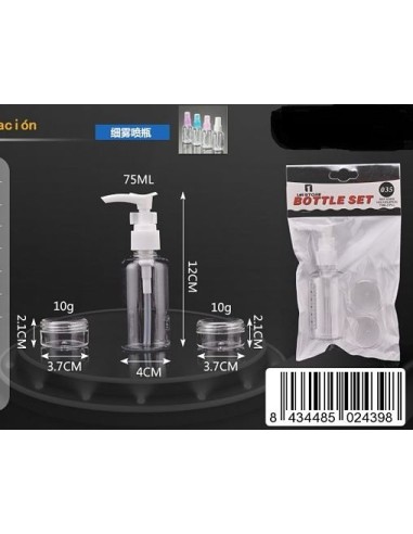 DOSIFICADOR 75 ML+ 2 BOTE 10 G