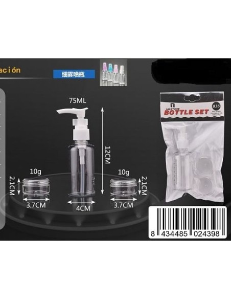 DOSIFICADOR 75 ML+ 2 BOTE 10 G