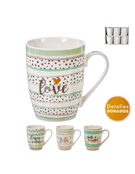 TAZA 300ML ENJOY SURT 3 MODELOS