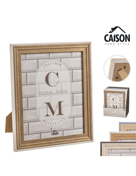 PORTAFOTOS MADERA WHITE gE 20x25 cm