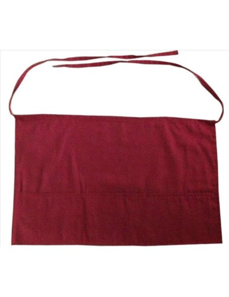 DELANTAL ROJO CAMAREIRO58X35 C/ BOLSILLO