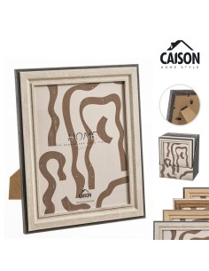 PORTAFOTOS MADERA IRREGULAR RECORD 20x25 cm