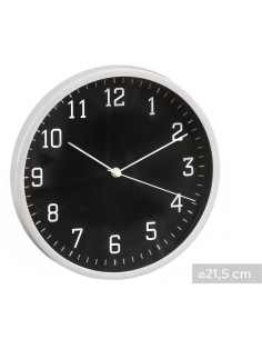 RELOJ 22.8CM NEGRO