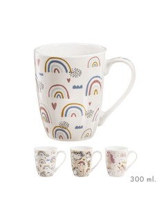 TAZA 340ML  UNICORNIO SURT/3