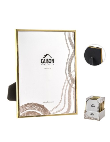 PORTAFOTO METAL PERLA 20 X 25 cm