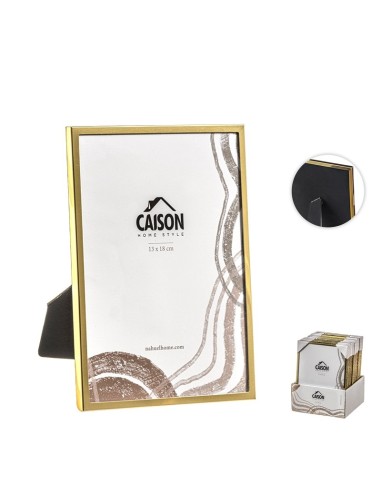 PORTAFOTO METAL PERLA 13 X 18 cm