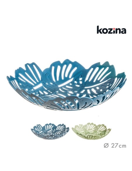 PLATO FRUTA PLASTICO  27 cm SURT/2