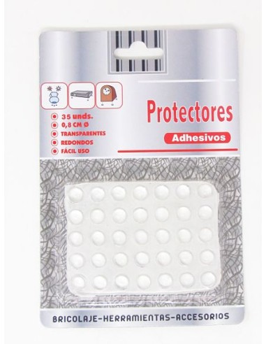 PROTECTOR 35UND 8MM TRANSPARENTE ADHESIVO