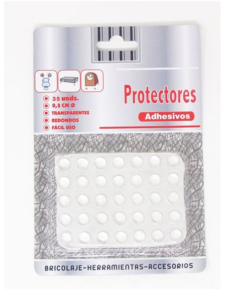 PROTECTOR 35UND 8MM TRANSPARENTE ADHESIVO