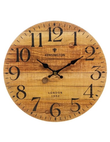 RELOJ 30CM VINTAGE MADERA