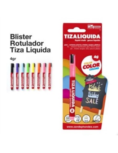 B/ROTULADOR TIZA LIQUIDA 4 GRS.