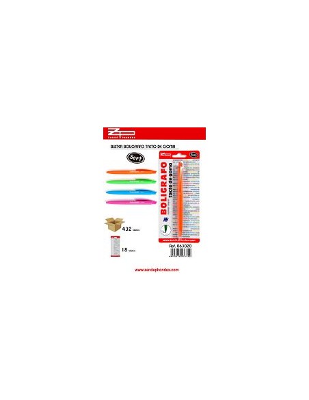 BOLIGRAFO TACTO GOMA 1 UDS