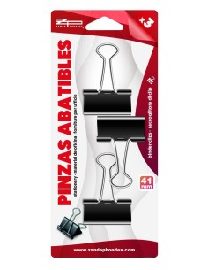 PINZAS ABATIBLE 41mm 3UDS