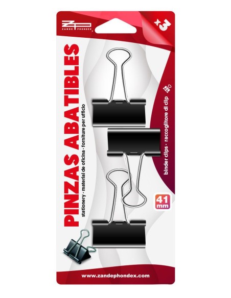 PINZAS ABATIBLE 41mm 3UDS