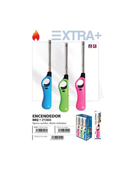 MECHERO BBQ ZY3884 MAXI BLISTER