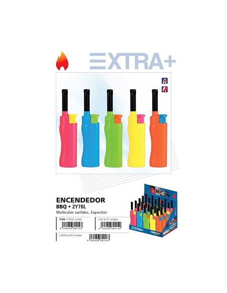 MECHERO ZY7BL BBQ MULTICOLOR EXP25