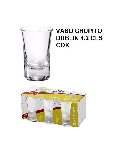 VASO 4.2CL 6UND CHUPITO DUBLIN