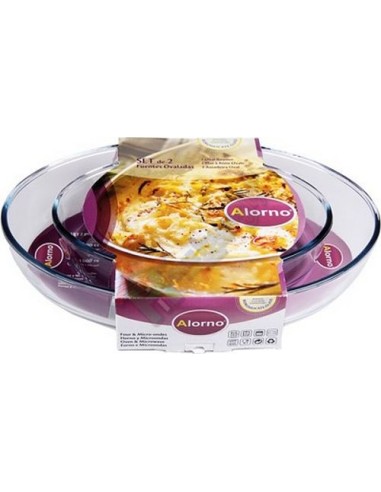 FUENTES 35X24CM + 18X26CM JUEGO 2UND OVAL