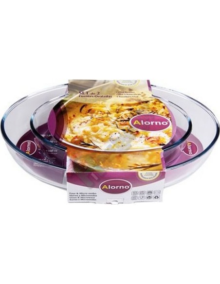 FUENTES 35X24CM + 18X26CM JUEGO 2UND OVAL