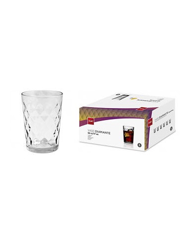 VASO 50CL 6UND DIAMANTE
