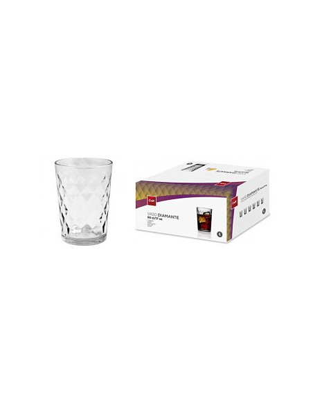 VASO 50CL 6UND DIAMANTE