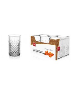 VASO 45CL 6UND AMBAR ALTO