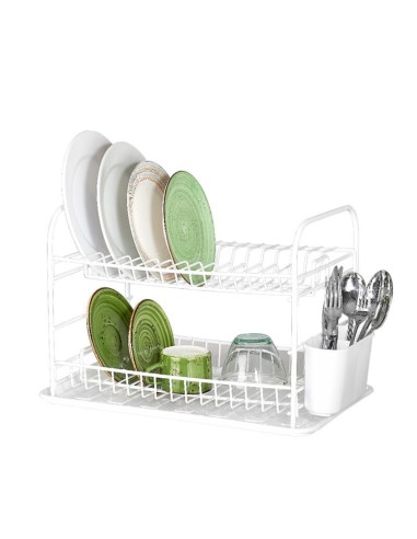 ESCURRIDOR 40×29×30CM  BLANCO 2 NIVEL