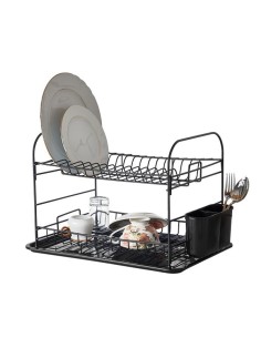 ESCURRIDOR 40×29×30CM  NEGRO 2 NIVEL