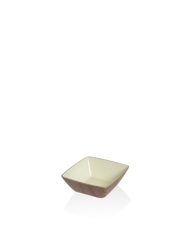 BOL CUADRADO 10X10CM SNACK BLANCO PS  CT