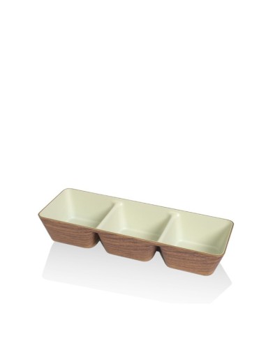 PLATO HONDO 26X10CM TRIP SNACK BLANCO PS  CT24