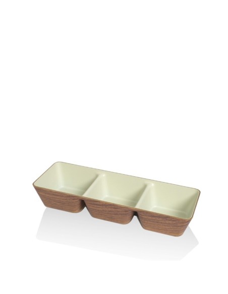 PLATO HONDO 26X10CM TRIP SNACK BLANCO PS  CT24