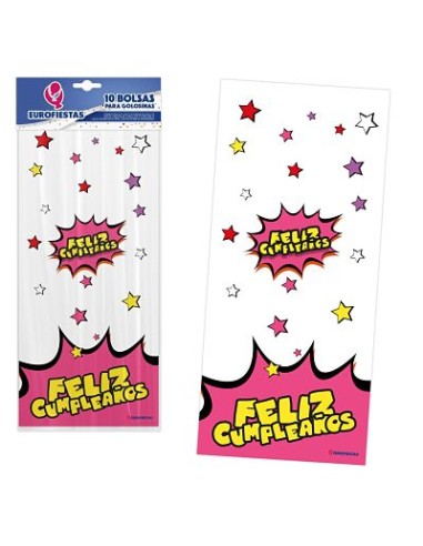 BOLSA CHUCHES RECTG 29X13 CUMPLE PQ12