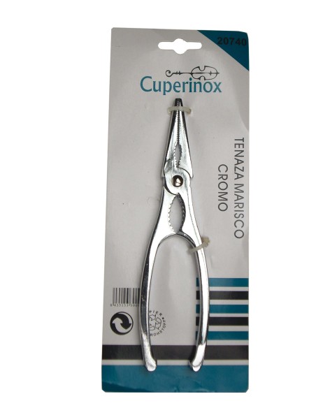 TENAZA MARISCO CROMO BLISTER