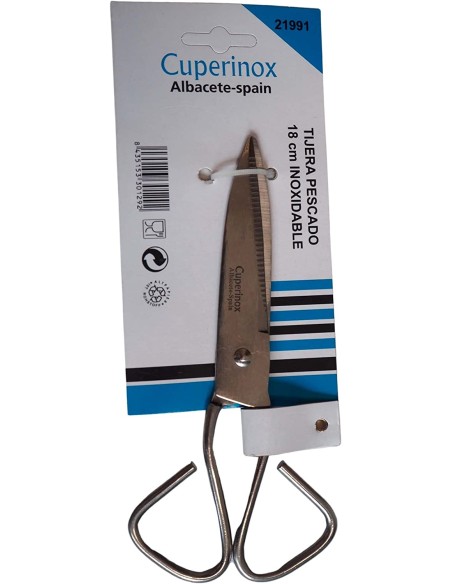 TIJERA 18CM PESCADO  INOX