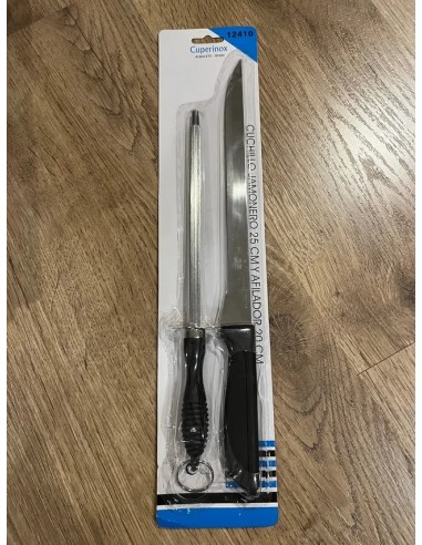 CUCHILLO JAMONERO+CHAIRA