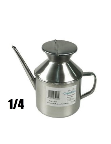 ACEITERA 1/4 LITRO ACERO INOX