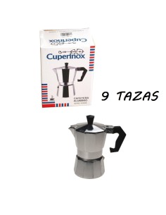 CAFETERA 9 TAZAS ALUMINIO