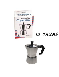 CAFETERA 12 TAZAS ALUMINIO