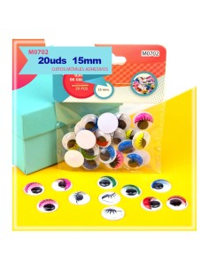 OJITOS MOVILES DE COLORES 15MM
