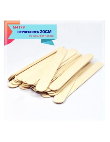 DEPRESORES MAXI 20CM DE MADERA